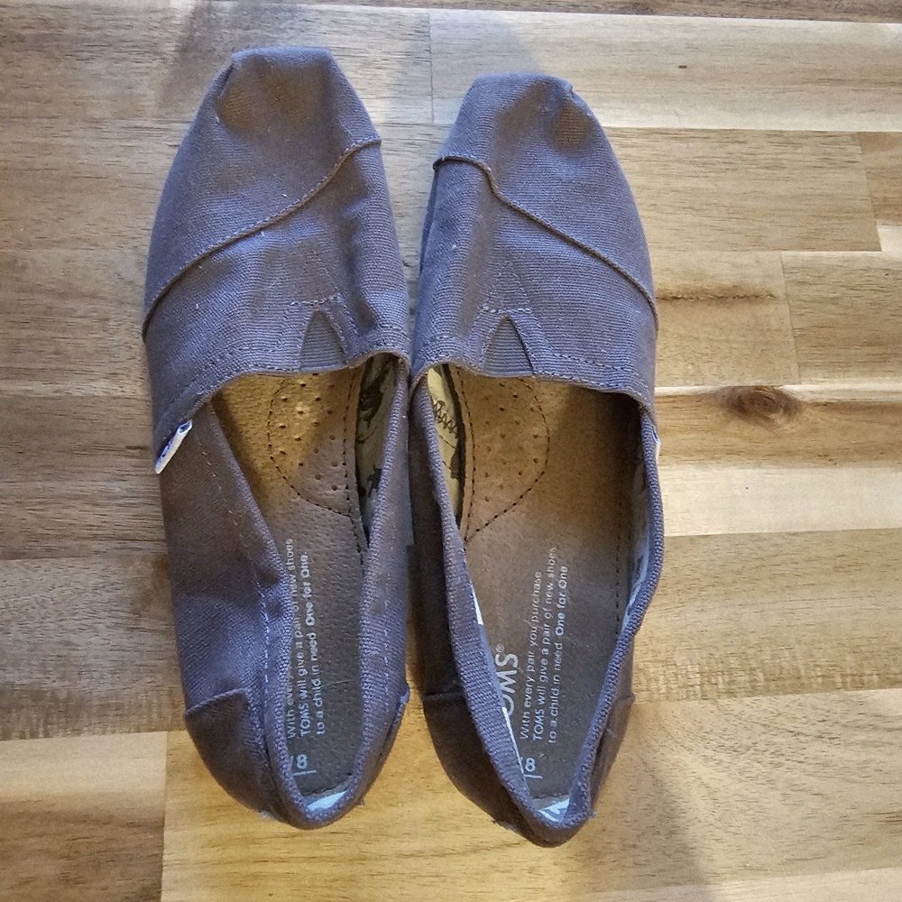 Toms Classic Alpargatas Grey Size 8